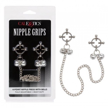 Nipple Grips 4-Point Nipple Press with Bells