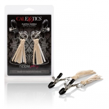 Nipple Play Gold Tassel Nipple Clamps