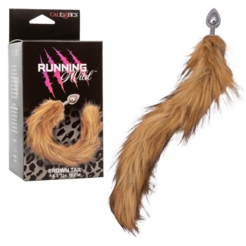 Running Wild Brown Tail Butt Plug - Exotic Pleasure Toy