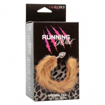 Running Wild Brown Tail Butt Plug - Exotic Pleasure Toy