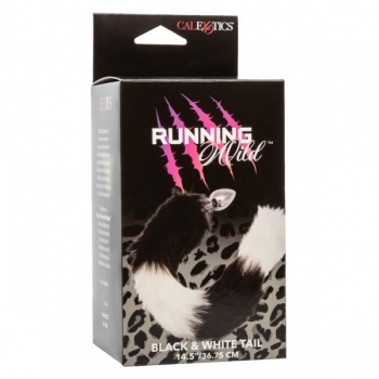 Running Wild Black & White Tail