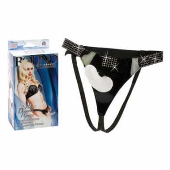 Diamond-Studded 2-Piece Harness and Dildo Set