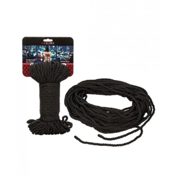 Scandal BDSM Rope - 98.5 Feet Black