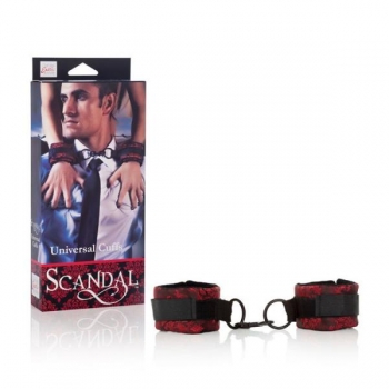 Scandal Universal Cuffs Black/Red