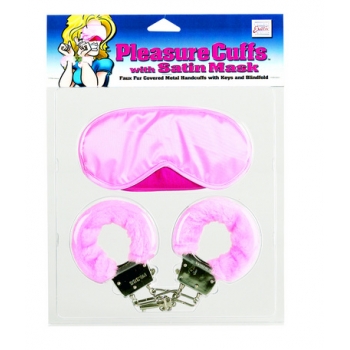 Pleasure Cuffs with Satin Mask