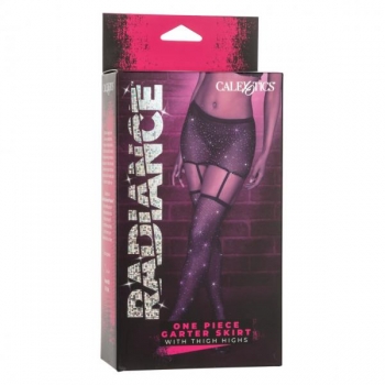 Radiance 1pc Garter Skirt with Thigh Highs