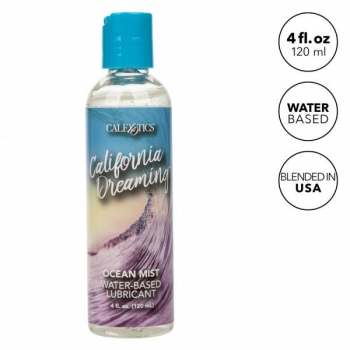 California Dreaming Ocean Mist Water Based Lube 4 Oz