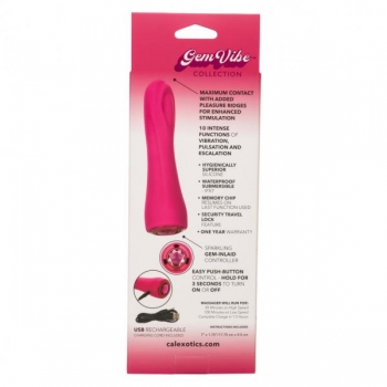 Gem Vibes Bliss Pink Vibrator - Luxurious Pleasure Experience