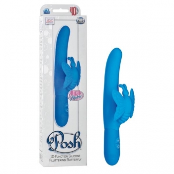 Posh Fluttering Butterfly Blue Vibrator