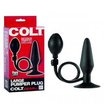 Colt Large Pumper Plug Butt Plug Black