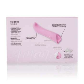 Amour Mini G G-Spot Vibrator - Pink