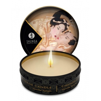 Shunga Erotic Art Massage Candle - Vanilla 1oz