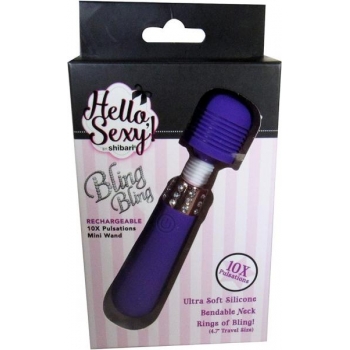 Shibari Sexy! Bling Bling Mini Wand Lilac