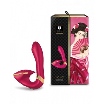 Shunga Soyo Intimate Massager - Dark Pink