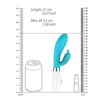 Alexios Butterfly & G-Spot Vibrator Turquoise