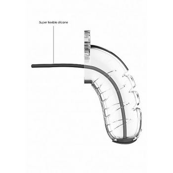 Mancage Model 16 Chastity 4.5 In Cage W/ Plug