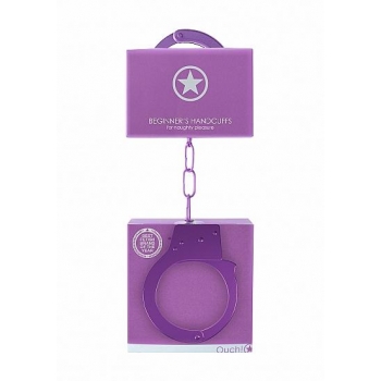 Beginner's Handcuffs - Purple - Playful Restraint