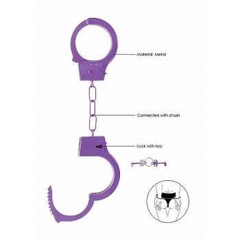 Beginner's Handcuffs - Purple - Playful Restraint