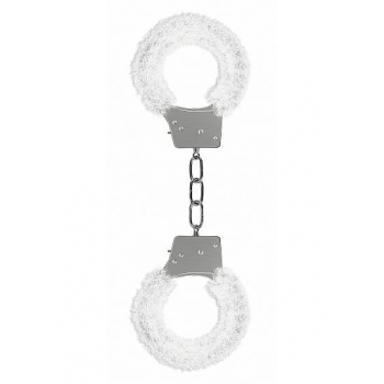 Furry White Beginners Handcuffs