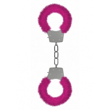 Ouch Pleasure Handcuffs Furry Pink