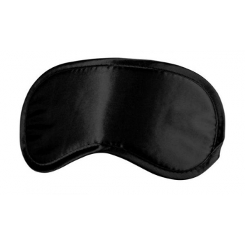 Soft Eyelash Black Blindfold - Ouch! One Size Fits Most