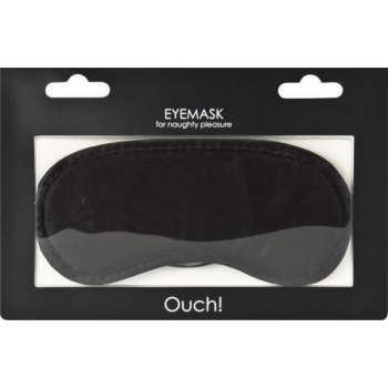 Soft Eyelash Black Blindfold - Ouch! One Size Fits Most