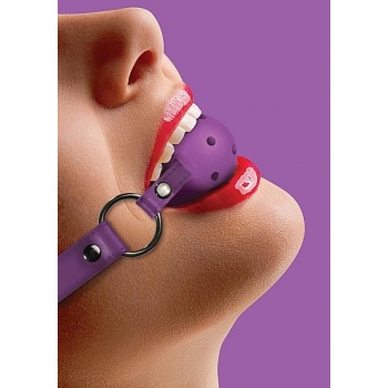 Ouch! Ball Gag Purple