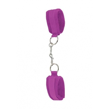 Ouch Adjustable Velcro Cuffs in Purple