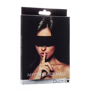 Ouch Mystere Lace Mask Black