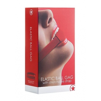 Elastic Ball Gag Red