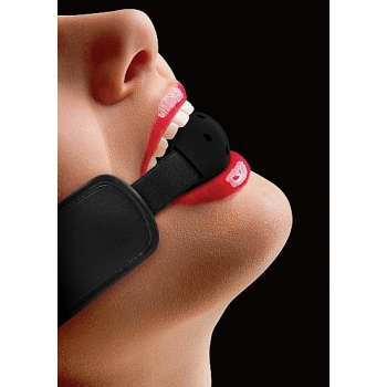 Ouch Brace Ball Gag - Black O/S