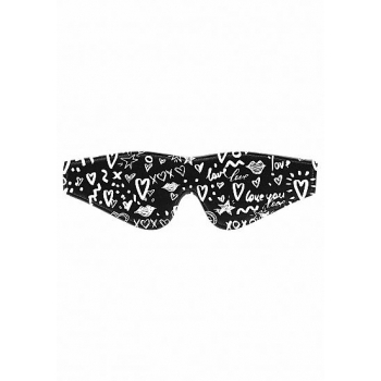 Love Street Art Fashion Printed Eye Mask