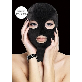 Velvet & Velcro Mask with Mouth & Eye Opening