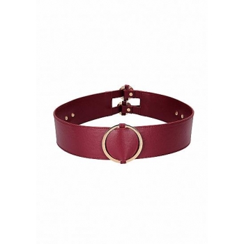 Ouch Halo Adjustable Waist Belt in Burgundy