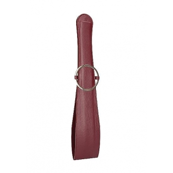 Ouch Halo Belt Flogger Burgundy