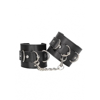 Bonded Leather Hand Or Ankle Cuffs W/ Adjustable Straps