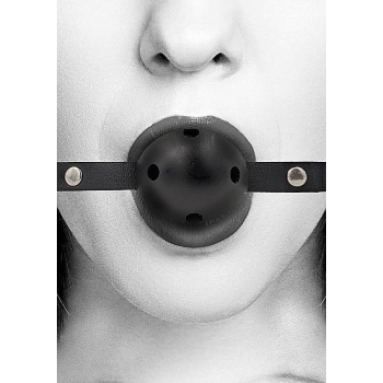 Ouch! Breathable Ball Gag - Black