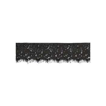 Lace Mask With Elastic Straps - Black O/S