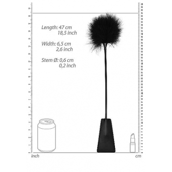 Crop With Feather Tickler - Dominance and Pleasure Tool