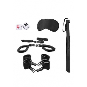 Black & White Bed Post Binding Restraint System