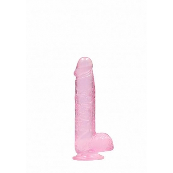 Real Cock 6in Realistic Dildo W/ Balls Pink