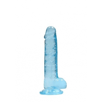 Realrock 7in Realistic Dildo W/ Balls Blue