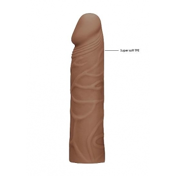 Realrock Penis Sleeve - 7in Tan