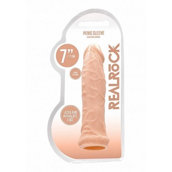 Realrock Life-like Penis Sleeve - 6in Flesh