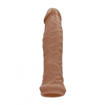 Realrock Penis Sleeve 6in Tan - Lifelike Design