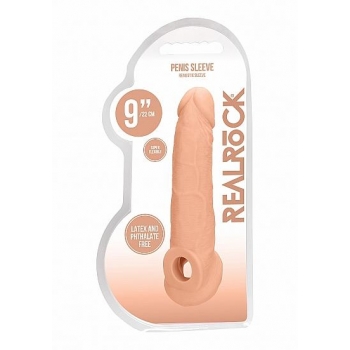 Realrock Penis Sleeve 9in Flesh