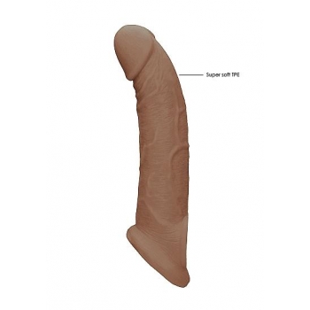 Realrock Penis Sleeve 9in Tan