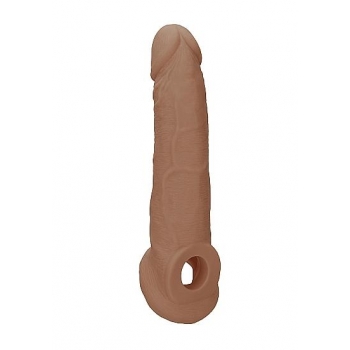 Realrock Penis Sleeve 9in Tan