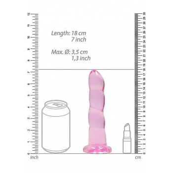 Realrock Non-Realistic 7-Inch Pink Dildo