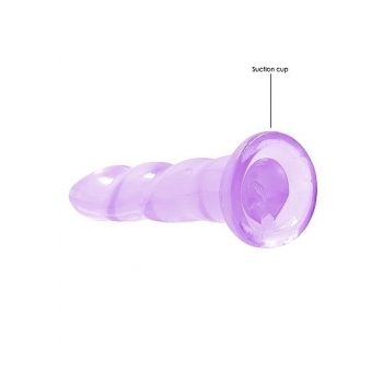 Realrock Non Realistic Dildo W Suction Cup 7in Purple